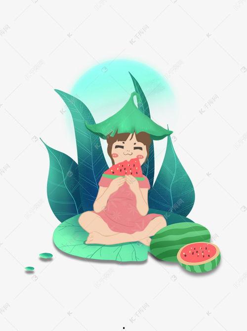 乘凉大爷吃瓜,乘凉大爷的夏日瓜香时光